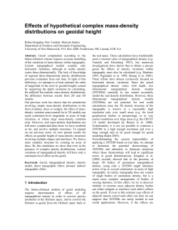 Effects of hypothetical complex mass-density distributions on