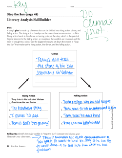 Literary Analysis SkillBuilder