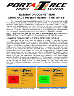 Eliminator Super 2000 Competition - Drag Race