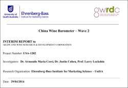 China Wine Barometer &ndash; Wave 2