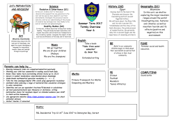 Termly Overview - Millbrook School Website