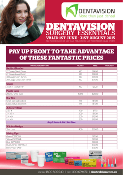 to our June-August 2015 Surgery