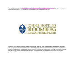 Introduction to Media Theory and Effects