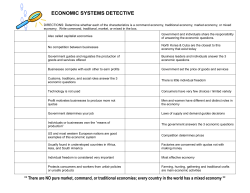 DIRECTIONS: Determine whether each of the characteristics is a
