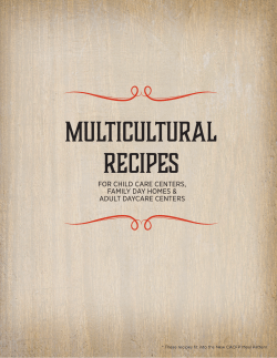 Multicultural Recipes