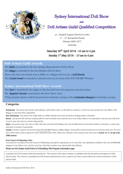 Sydney International Doll Show