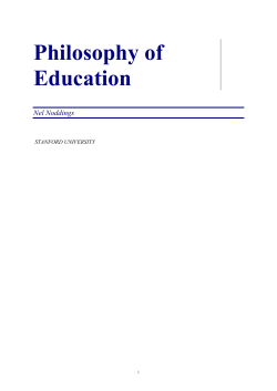 Philosophy of Education