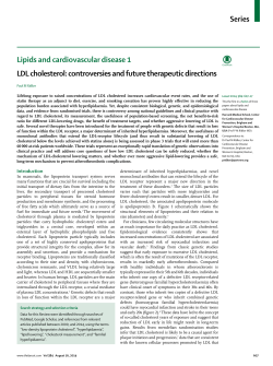 LDL cholesterol: controversies and future therapeutic directions