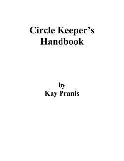 Circle Keeper`s Handbook - University of Maryland School of Law