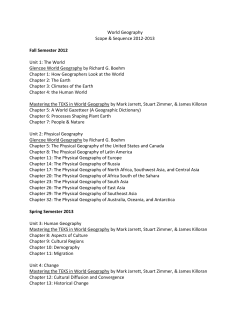 The World Glencoe World Geography by Richard G