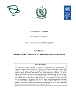 04-24-06 Revised-Pakistan-SLMP Projec doc