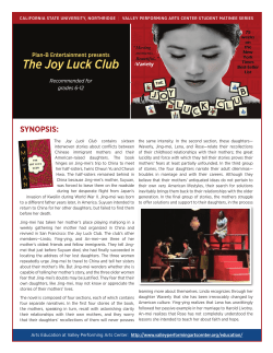 Cue Sheet - Valley Performing Arts Center