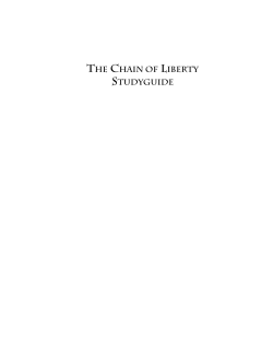 The Chain of Liberty Studyguide PDF