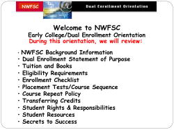 NWFSC - Walton High School