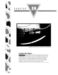 Coming in this chapter: