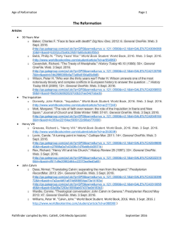 The Reformation Pathfinder