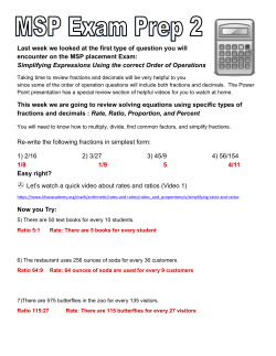 Exam Prep Session 2 AnswerKey2014