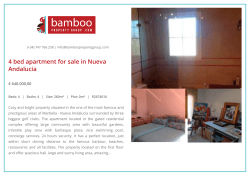 4 bed apartment for sale in Nueva Andalucia