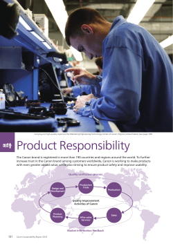 Product Responsibility