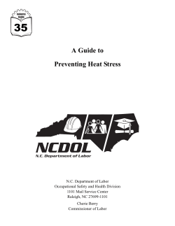 A Guide to Preventing Heat Stress