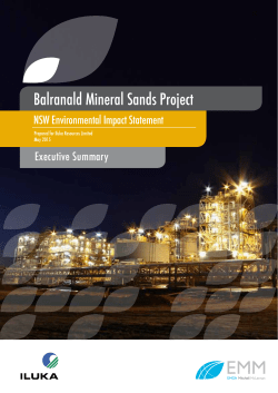 Balranald Mineral Sands Project
