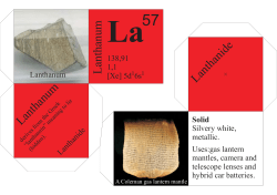 Lanthanides
