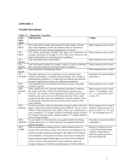 1 APPENDIX 1 Variable Descriptions Table A1