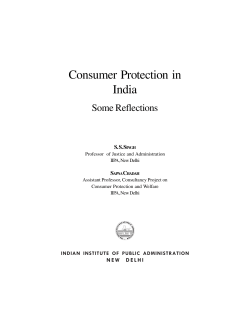 Consumer Protection in India