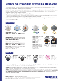 MOLDEX SOLUTIONS FOR NEW SILICA STANDARDS