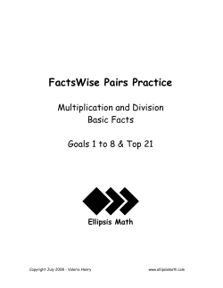 FactsWise Pairs Practice