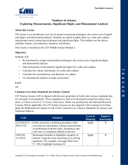 Foundation Lesson II_ Numbers in Science