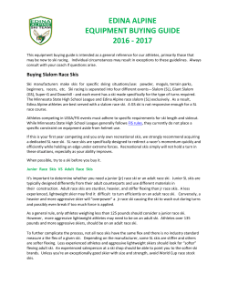 edina alpine equipment buying guide 2016 - 2017