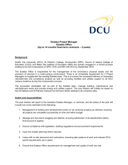 Estates Project Manager