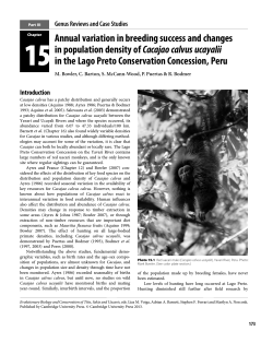 Annual variation in breeding success and changes in population