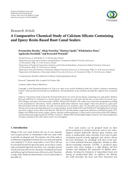 A Comparative Chemical Study of Calcium Silicate