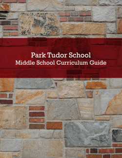 Middle School - Park Tudor School