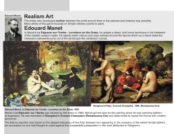 Realism Art Edouard Manet