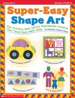 Our Shape - Scholastic
