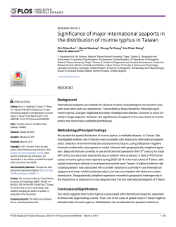 Significance of major international seaports in the distribution of