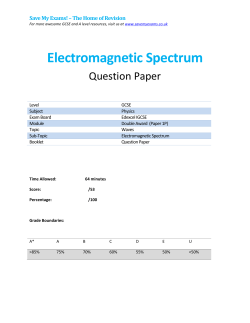 Electromagnetic Spectrum