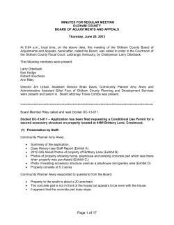 Page 1 of 17 - Oldham County Fiscal Court