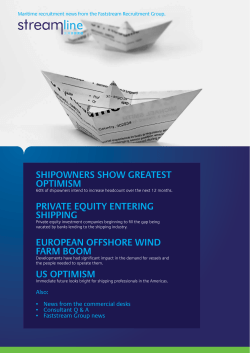 SHIPOWNERS SHOW GREATEST OPTIMISM PRIVATE EQUITY