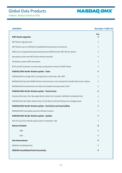 Global Data Products Newsletter #34 2009