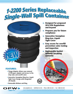 OPW 1-2200 Series Spill Container flyer