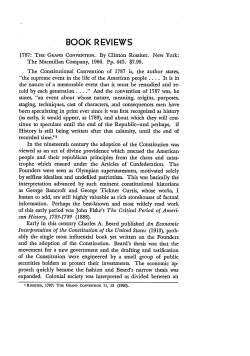 Rossiter: 1787: The Grand Convention