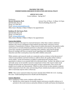 CRACKING THE CODE: UNDERSTANDING RESEARCH IN