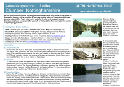 Enjoy over 5 miles of lakeside cycle trails with this map