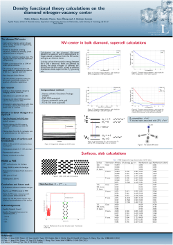 Density functional theory calculations on the diamond nitrogen