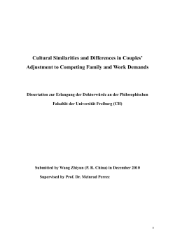 Cultural similarities and differences in couples