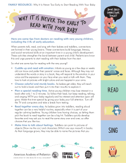 READ WITH YOUR BABY
